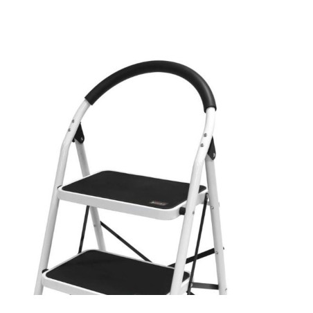 Escabeau 3 marches Marche-pied Alumnium Charge 150 kg BRIXO