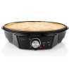 Crêpière électrique 1200W Ø30 cm Machine à crêpes Métal revêtement anti-adhésif NEDIS
