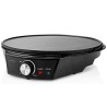 Crêpière électrique 1200W Ø30 cm Machine à crêpes Métal revêtement anti-adhésif NEDIS