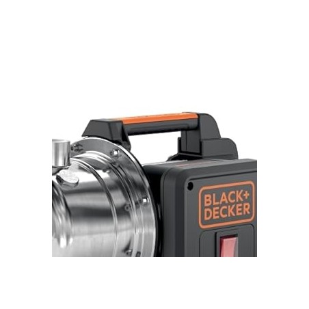 Pompe d'arrosage auto-amorçante eaux claires 1100W 4.5 bar 230V Moteur induction BLACK & DECKER