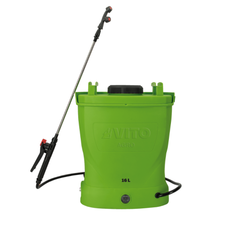 Pulvérisateur de Jardin 16L à Batterie VITO - Pulvérisateur Electrique 6 bars - Buses, Chargeur et Lance Télescopique Inclus