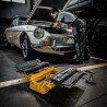 Caisse à outils 90 Pièces pièces Chrome vanadium Boite métal à rabats VITO