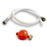 Détendeur gaz PROPANE 37 mbar + Tuyau gaz butane/propane Souple 1.00 m