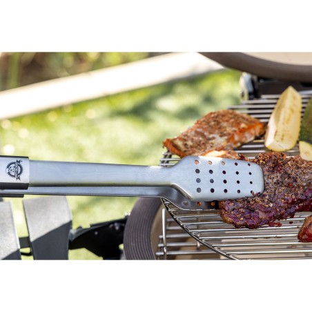 Barbecue à charbon Kamado Noir Céramique Grille Ø 52cm 134 x 77 x 120 cm PIT BOSS