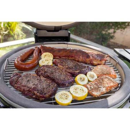 Barbecue à charbon Kamado Noir Céramique Grille Ø 52cm 134 x 77 x 120 cm PIT BOSS