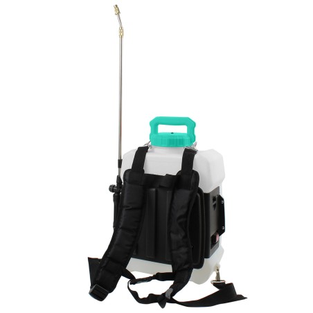 Pulvérisateur à batterie 20V 12L Batterie lithium 4.0Ah Chargeur 2 Lances Fibre et Inox 4 Buses INTEC