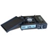 Réchaud à gaz portable 2200W Etna + Plaque plancha 26 x 23 cm Camping Barbecue Mallette INTEC