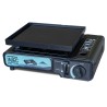 Réchaud à gaz portable 2200W Etna + 2 plaques Plancha et Grill Barbecue Camping Mallette INTEC