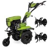 Motoculteur à essence 7CV 4T 5200W 212 cm3 Motobineuse avec Fraises et Butteur VITO