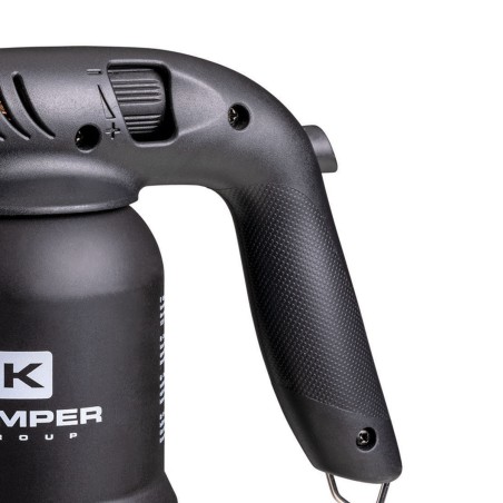 Lampe à souder à gaz Professionnelle Utilisation 360° Chalumeau gaz Allumage piezo Cartouches gaz Perçables BLACK EDITION KEMPER