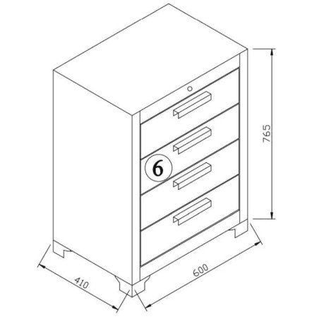 Armoire modulaire Meubles d'atelier Garage L1.95m HT 2.00m 8 Eléments Modulables Gris Anthracite Pré-montés VITO