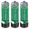 Pack 3 Bouteilles de gaz Argon + CO2 110 Bar 2.2 Litres Jetable Soudage MIG KEMPER