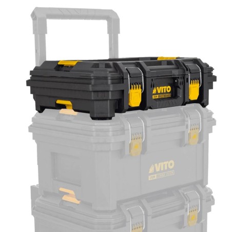 Boite à outils sur roues Servante mobile de 3 Caisses à outils Amovibles VITO