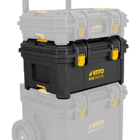 Boite à outils sur roues Servante mobile de 3 Caisses à outils Amovibles VITO