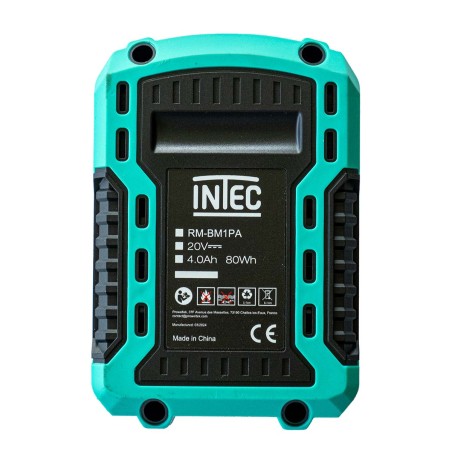 Batterie lithium 4AH pour électroportatif 20V INTEC Autonomie et Performance