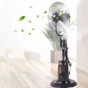Ventilateur Brumisateur 75W Orientable 3 vitesses Réservoir 3.2L Timer 1h Nébuliseur Portable NIKLAS