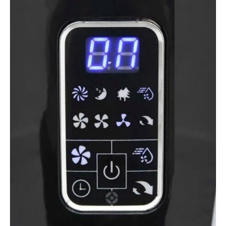 Ventilateur Brumisateur 75W Télécommande Réservoir 3L Oscillant Programmable 3 vitesses NIKLAS