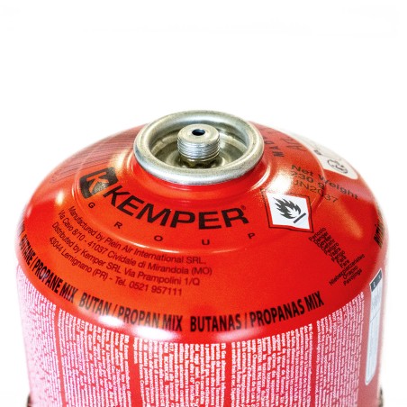 Cartouche de gaz 230g Propane/Butane 7/16 Réchaud camping Résistant basses températures EN417 KEMPER