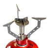 Kit Réchaud gaz pliable compact 4.5 kW+ Cartouche de gaz 230gr Butane Propane Camping Haute montagne KEMPER