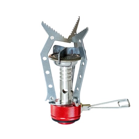 Kit Réchaud gaz pliable compact 4.5 kW pour Bouteille Butane Propane Camping Haute montagne KEMPER