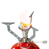 Kit Réchaud gaz pliable compact 4.5 kW pour Bouteille Butane Propane Camping Haute montagne KEMPER
