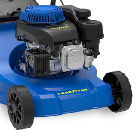 Tondeuse à gazon thermique 4.5CV Largeur de coupe 39cm Moteur 4T OHV 132cm3 GOODYEAR