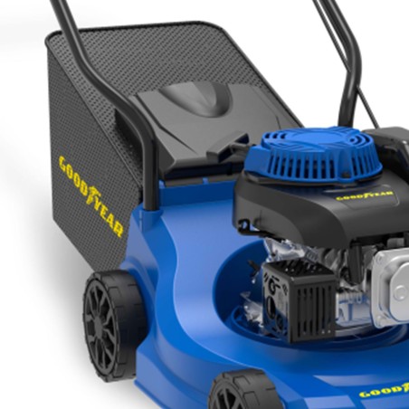 Tondeuse à gazon thermique 4.5CV Largeur de coupe 39cm Moteur 4T OHV 132cm3 GOODYEAR