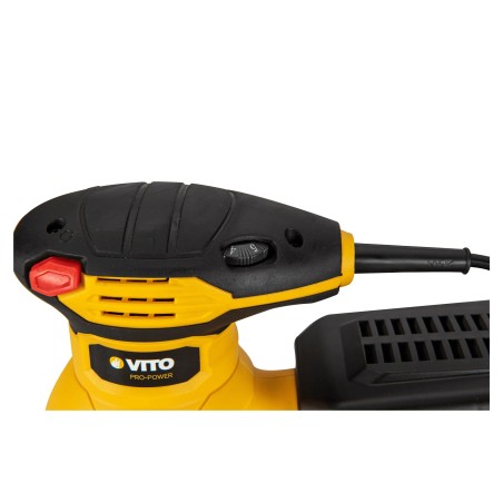 Ponceuse Excentrique Orbitale 300W- 125mm Bois Métal PVC Récupérateur Poussières 230V VITO