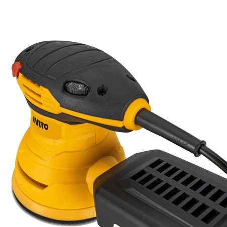 Ponceuse Excentrique Orbitale 300W- 125mm Bois Métal PVC Récupérateur Poussières 230V VITO
