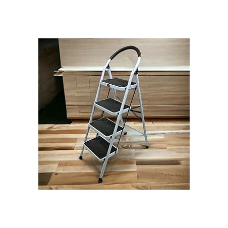 Escabeau Marche-pied pliant 4 niveaux Portée Max 150 kg BRIXO