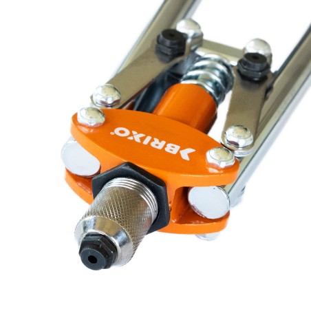 Riveteuse à 2 bras Rivets jusqu'à Ø 4,8 mm Poignées Acier trempé BRIXO