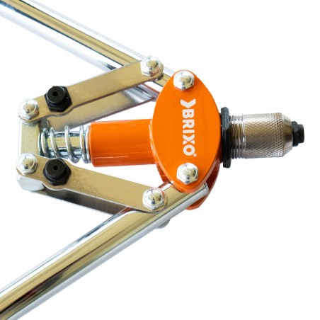 Riveteuse à 2 bras Rivets jusqu'à Ø 4,8 mm Poignées Acier trempé BRIXO