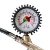 Pistolet de gonflage à air comprimé Manomètre 10 bar 140 PSI Tuyau 0.5 m Raccord M 1/4 BRIXO