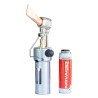 Fer à souder de couvreur à Gaz Allumage Piezo Flamme réglable Panne interchangeable + Cartouche de gaz KEMPER