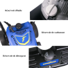 Nettoyeur Haute Pression Thermique 4100W 206 bar Débit 570L/h Essence 5 buses Tuyau 8 m Goodyear