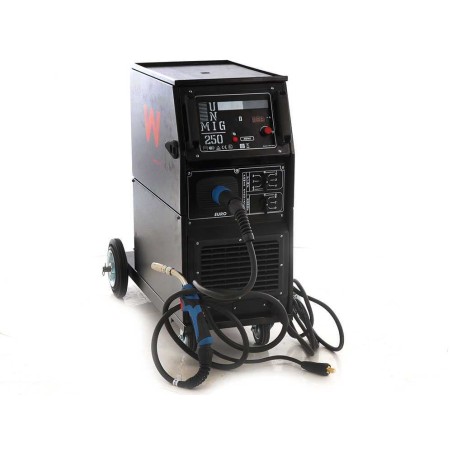 Poste à souder Mig Mag Flux 240A Acier Inox Fonte Aluminium Gaz No gaz Professionnel AWELCO
