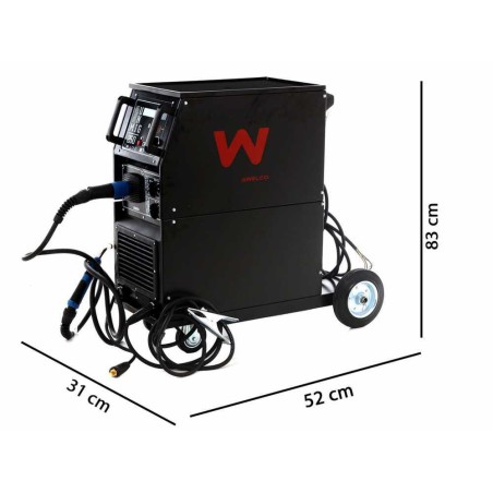 Poste à souder Mig Mag Flux 240A Acier Inox Fonte Aluminium Gaz No gaz Professionnel AWELCO