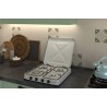 Plaque de cuisson gaz portable 4 feux 4650 W blanc laqué KEMPER