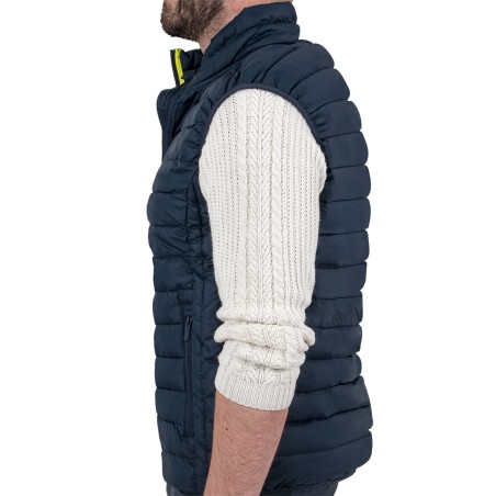 Gilet de travail sans manche Matelassé Bleu Taille XL Veste Doudoune Thermique VITO LOKI
