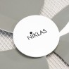 Ventilateur sur pied 45W Mat télescopique 1.30m 3 vitesses 40 cm NIKLAS