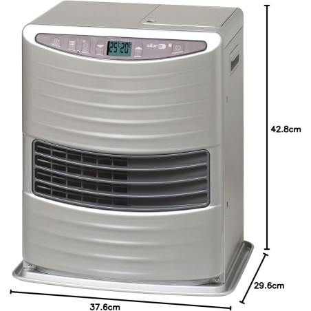 Poêle à pétrole 3000W Portable Chauffage à combustible 120m3 Commande Électronique ZIBRO LC-30