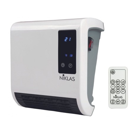 Chauffage électrique soufflant 2000W Numérique Programmable Chauffe jusqu'à 20 m² NIKLAS