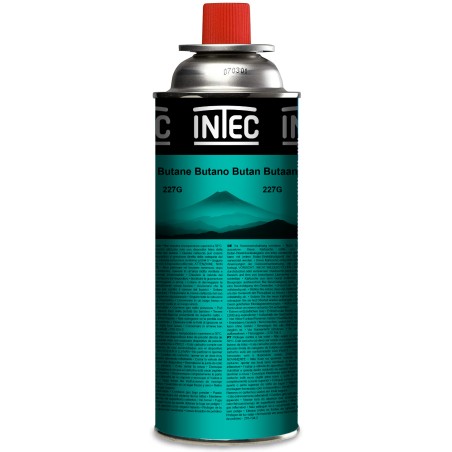 Désherbeur thermique Brule Herbes Allumage piezo + 12 cartouches 227gr + Adaptateur multi cartouches INTEC
