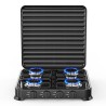 Plaque de cuisson gaz 4 feux 8800W Table de cuisson portable  +  Tuyau gaz Butane/Propane Bruleurs inox INTEC