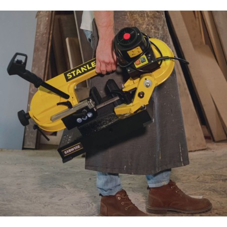 Scie à ruban pour métaux 750W Professionnelle Coupe à sec 105mm Lame Bimétallique Cobalt  STANLEY