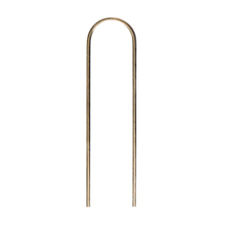 Lot de 10 piquets de fixation 10 cm en U pour toiles de paillages jardin Fixation pour paillis