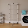 Séchoir à Linge Tour à 4 Niveaux Etendage modulable et pliable et roulettes Vileda