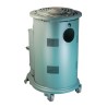 Poêle à gaz Fonte véritable 3.4KW VERT Chauffage à gaz Effet feu de bois Provence UNIVERSAL