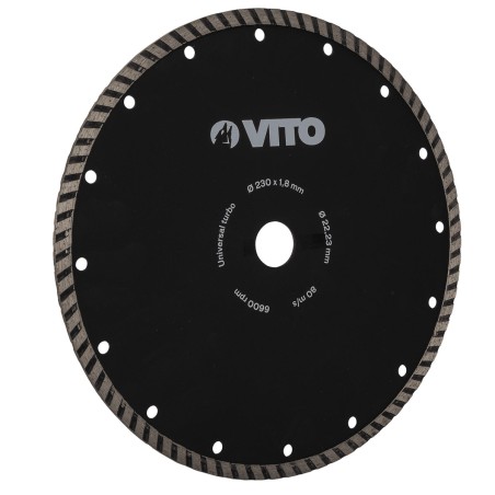 Disque diamant 230 mm Pierre Marbre Granit  Alesage 22.5mm VITO