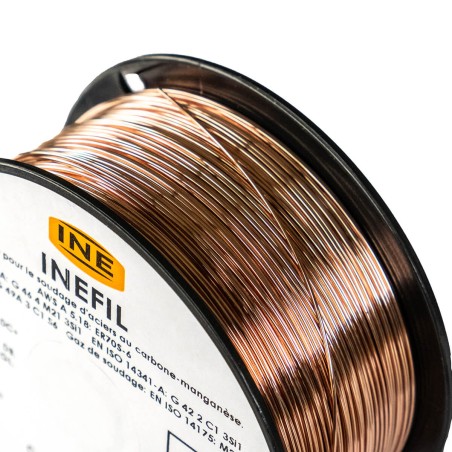 Fil à souder acier 0.8mm 700g soudage MIG-MAG semi-Automatique INE
